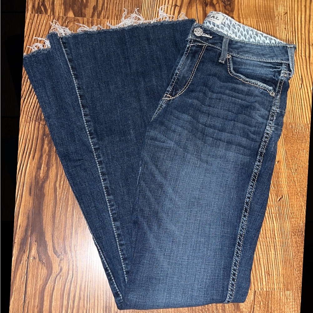Ariat REAL bootcut jeans size 30R (size 10) with fringe bottoms